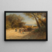 Nach der Feldarbeit - Albert Flamm — gerahmtes Bild an der Wand