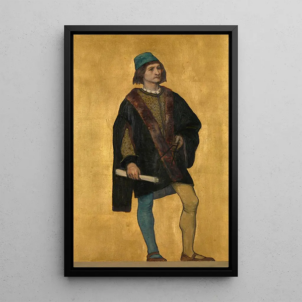 L'Architecte Jan van de Poele - Albert Frans Lieven De Vriendt — gerahmtes Bild an der Wand