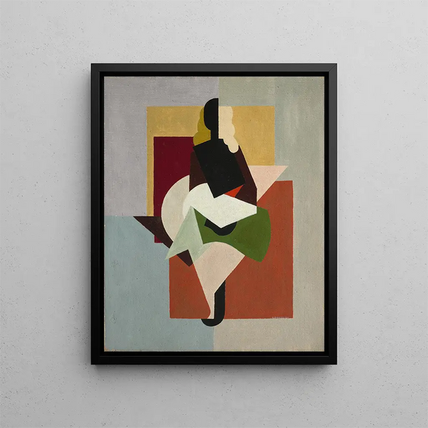 Frau - Albert Gleizes — gerahmtes Bild an der Wand