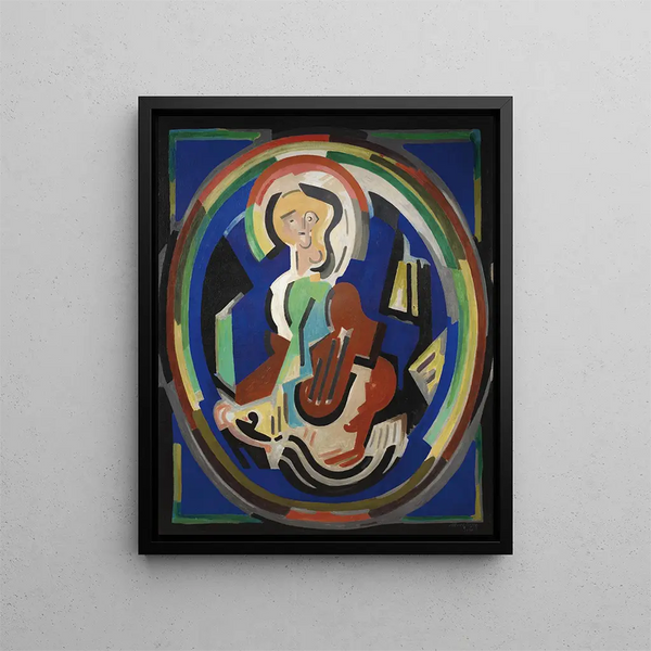 Figur im Ruhm - Albert Gleizes — gerahmtes Bild an der Wand