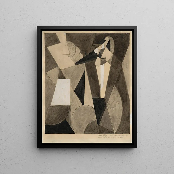Igor Stravinsky - Albert Gleizes — gerahmtes Bild an der Wand