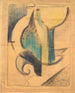 Stillleben mit Flasche Studie - Albert Gleizes — Ansicht des Kunstwerks