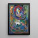 Symphonie in Violett - Albert Gleizes — gerahmtes Bild an der Wand