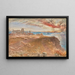 Abend in der Abtei Sainte-Hilda, Whitby, Yorkshire - Albert Goodwin — gerahmtes Bild an der Wand