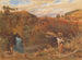 Der Prinz Camaralzaman beobachtet den Dieb des Talismans - Albert Goodwin — Ansicht des Kunstwerks