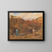 Der Prinz Camaralzaman beobachtet den Dieb des Talismans - Albert Goodwin — gerahmtes Bild an der Wand
