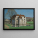 Ansicht des Schlosses Reichenstein bei Inzlingen - Albert Hermann Daur — gerahmtes Bild an der Wand
