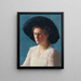 Portrait von Esther Kern - Albert Hermann Daur — gerahmtes Bild an der Wand