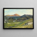 Ansicht von Krummhübel und der Schneekoppe - Albert Hertel — gerahmtes Bild an der Wand