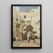 Reproduktion des Gemäldes Ein Treffen außerhalb der Stadtmauern - Albert Joseph Franke