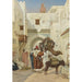 Reproduktion des Gemäldes Ein Treffen außerhalb der Stadtmauern - Albert Joseph Franke
