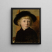 Portrait eines Kindes - Albert Lang — gerahmtes Bild an der Wand