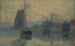 Bords de la Schie, Delft, effet de brouillard - Albert Lebourg — Ansicht des Kunstwerks