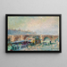 Le Pont de la Tournelle et le quai de Béthune - Albert Lebourg — gerahmtes Bild an der Wand