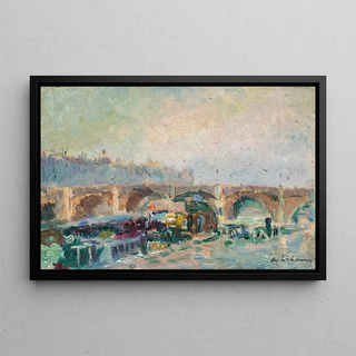 Albert Lebourg - Le Pont de la Tournelle et le quai de Bthune.webp