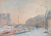 Notre-Dame unter dem Schnee - Albert Lebourg — Ansicht des Kunstwerks