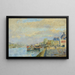 Péniches à quai à Paris - Albert Lebourg — gerahmtes Bild an der Wand