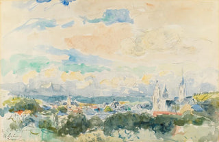Albert Lebourg - Sketch Of A Village.webp