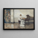 Ein geheimer Bewunderer - Albert Ludovici — gerahmtes Bild an der Wand