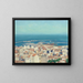 Alger, Blick auf die Stadt und den Hafen - Albert Marquet — gerahmtes Bild an der Wand