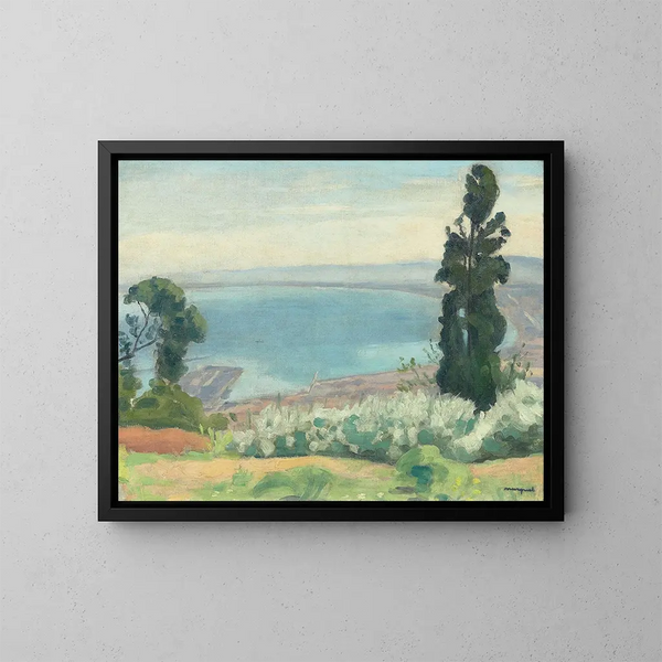 Baie d'Alger vue d'El-Biar - Albert Marquet — gerahmtes Bild an der Wand