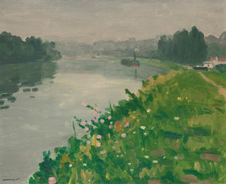 Berge der Seine bei Méricourt - Albert Marquet — Ansicht des Kunstwerks