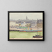 Boulogne-sur-Mer, der Hafen und die Stadt - Albert Marquet — gerahmtes Bild an der Wand