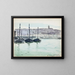 Boulogne-sur-Mer, Boote im Hafen - Albert Marquet — gerahmtes Bild an der Wand