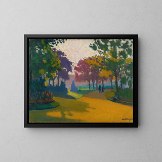 Jardin du Luxembourg - Albert Marquet — gerahmtes Bild an der Wand