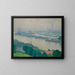 Die Seine bei Croisset in der Nähe von Rouen - Albert Marquet — gerahmtes Bild an der Wand