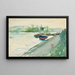 La Seine près de Saint-Cloud - Albert Marquet — gerahmtes Bild an der Wand