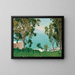 Die Strandansicht durch die Eukalyptusbäume - Albert Marquet — gerahmtes Bild an der Wand