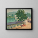 Der Chennevières-Brücke bei grauem Wetter - Albert Marquet — gerahmtes Bild an der Wand