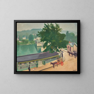 Albert Marquet - Le pont de Chennevires temps gris.webp