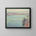 Das Hafen von Stockholm am Frühlingmorgen - Albert Marquet — gerahmtes Bild an der Wand