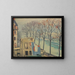 Maisons en démolition, quai de Conti, Paris - Albert Marquet — gerahmtes Bild an der Wand