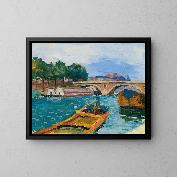 Pont sur la Seine à Paris - Albert Marquet — gerahmtes Bild an der Wand