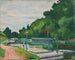Poissy und die Flaggen - Albert Marquet — Ansicht des Kunstwerks