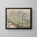 Pont Neuf unter Schnee - Albert Marquet — gerahmtes Bild an der Wand