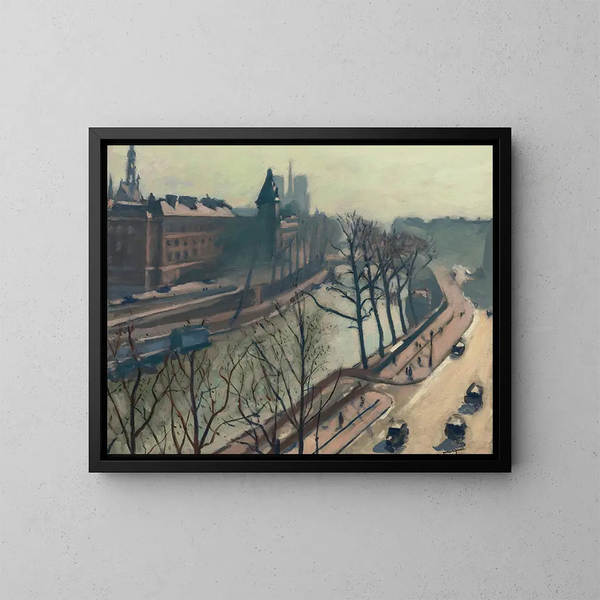 Pont Saint-Michel - Albert Marquet — gerahmtes Bild an der Wand