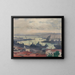 Hafen von Algier - Albert Marquet — gerahmtes Bild an der Wand