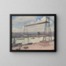 Das Fährbrücke von Rouen - Albert Marquet — gerahmtes Bild an der Wand