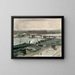 Die Kais an der Seine in Rouen - Albert Marquet — gerahmtes Bild an der Wand