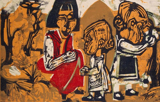Albert Mller - Anna Mller mit Judith und Kaspar.webp