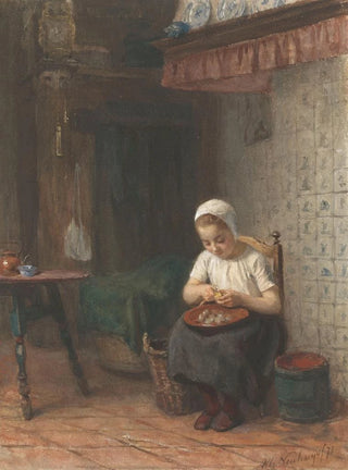 Albert Neuhuys - Het aardappelschilstertje.webp