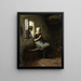 Die Hof des Fischers - Albert Neuhuys — gerahmtes Bild an der Wand