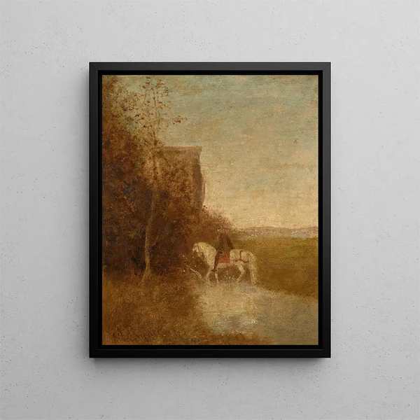 Der Pilgerfahrt von Childe Harold - Albert Pinkham Ryder — gerahmtes Bild an der Wand