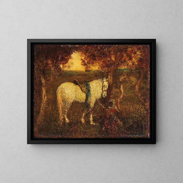 Abendruhe - Albert Pinkham Ryder — gerahmtes Bild an der Wand