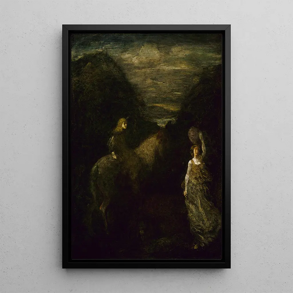 Reproduktion des Gemäldes Der König Cophetua und die junge Bettlerin - Albert Pinkham Ryder