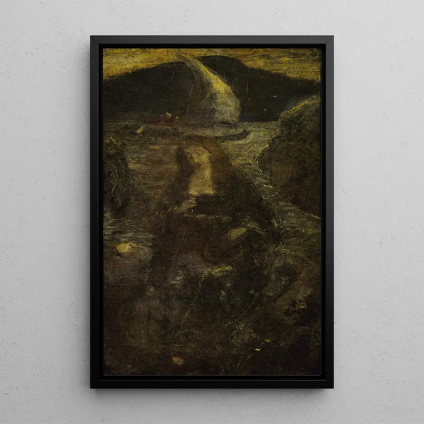 Passierende Lied - Albert Pinkham Ryder — gerahmtes Bild an der Wand